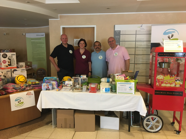 Tombola in der Babymesse Frühchenverein Leverkusen